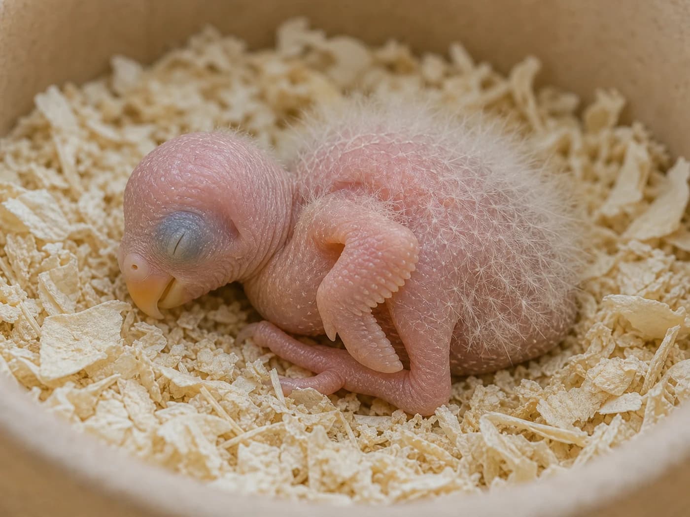 Budgie Hatchling growth-stage reference image