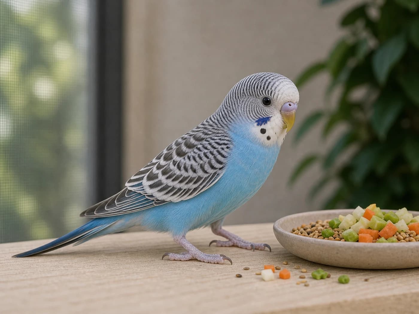 Budgie Weaning / juvenile growth-stage reference image