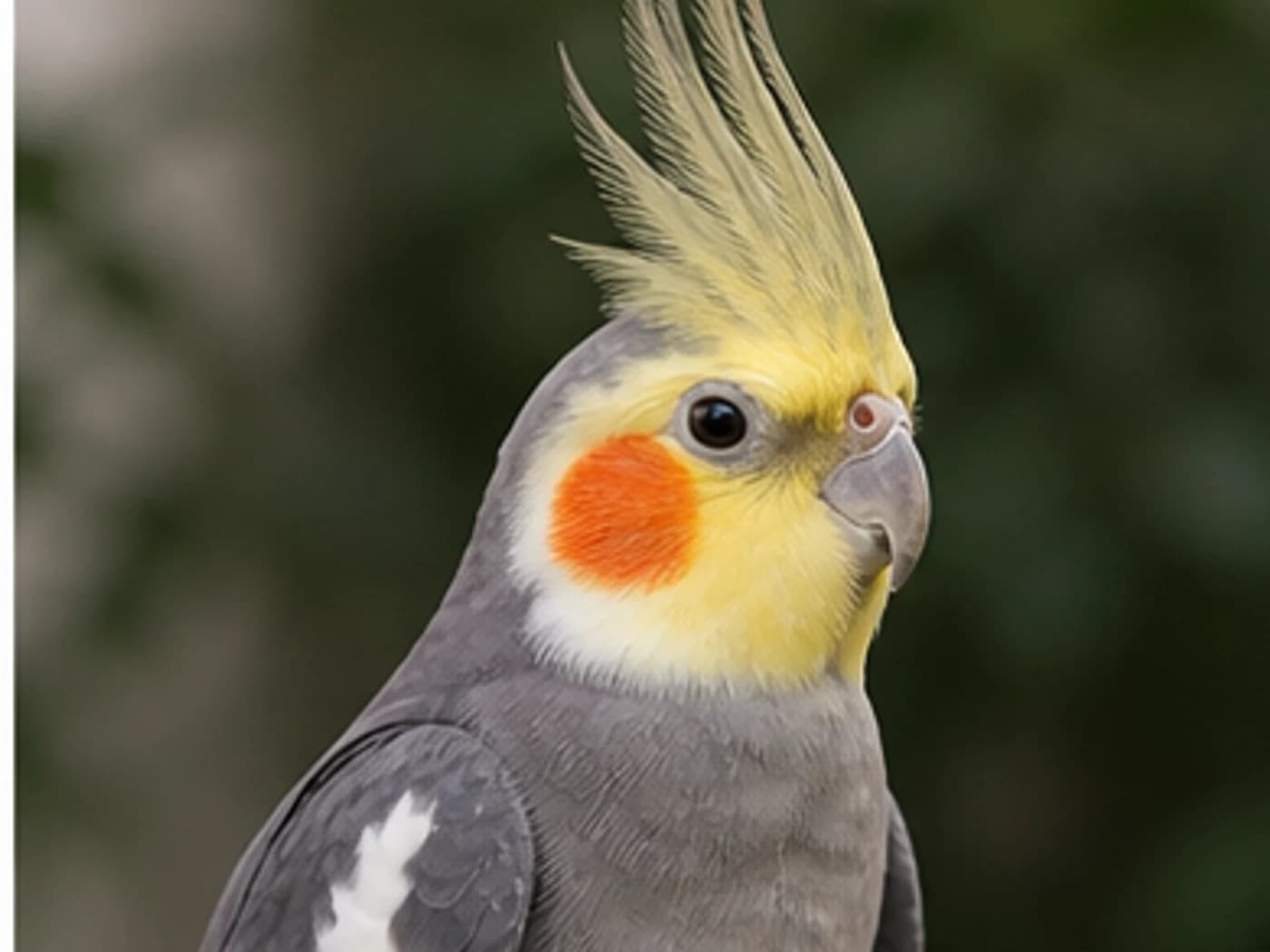 Cockatiel High crest behavior reference image