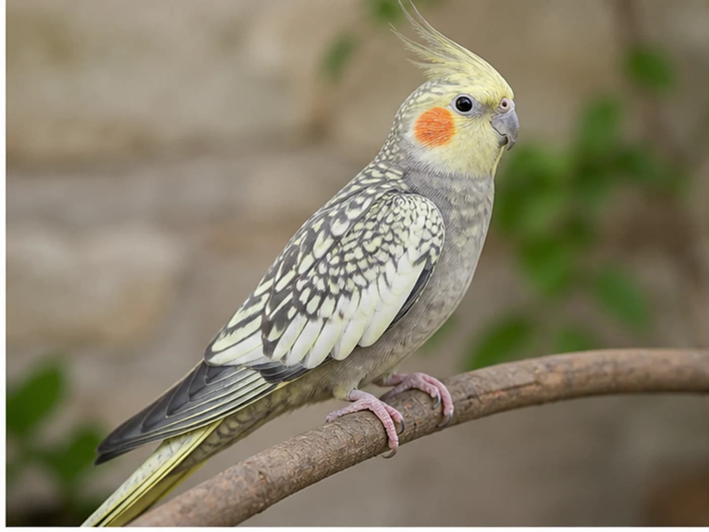 Pearl Cockatiel realistic reference image