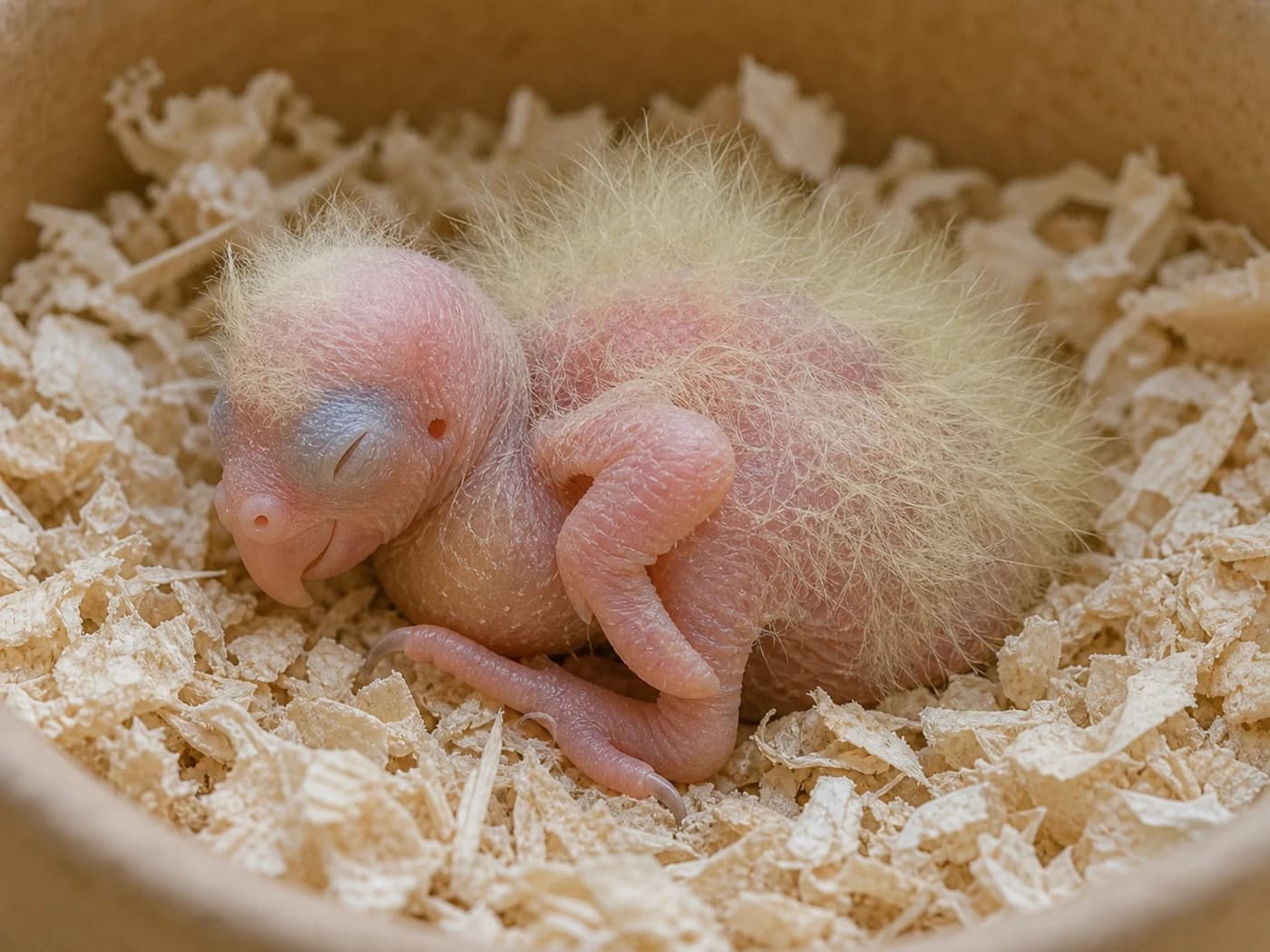 Cockatiel Hatchling growth-stage reference image