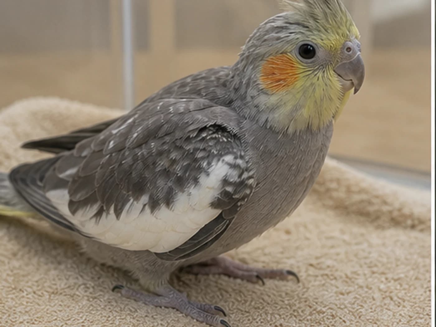 Cockatiel Weaning / juvenile growth-stage reference image