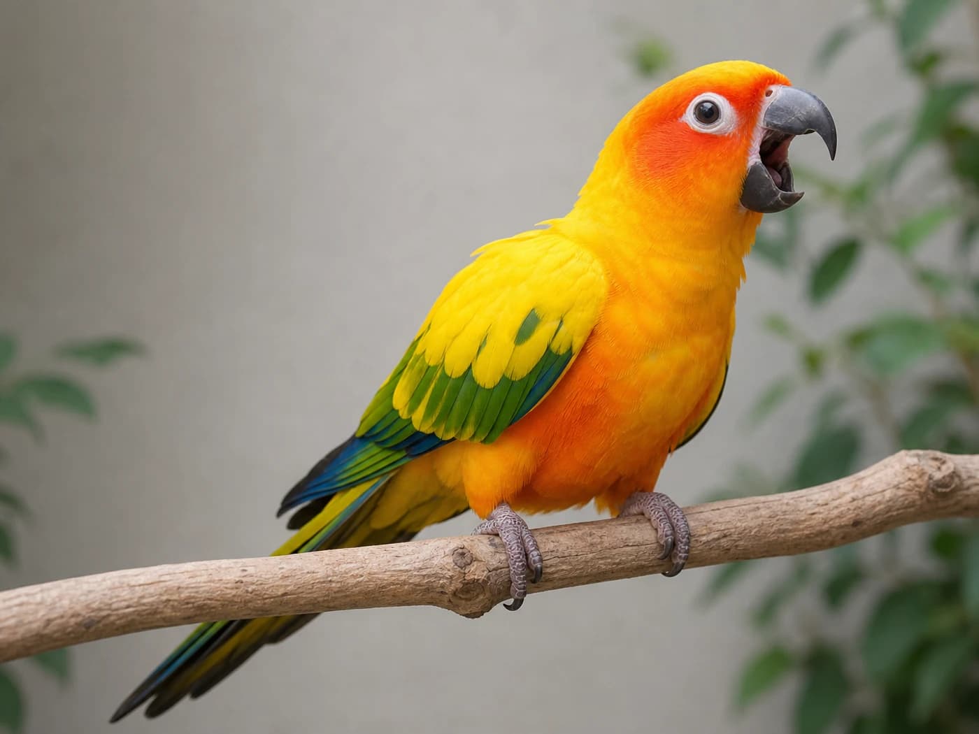 Conure Sun Conure scream behavior reference image