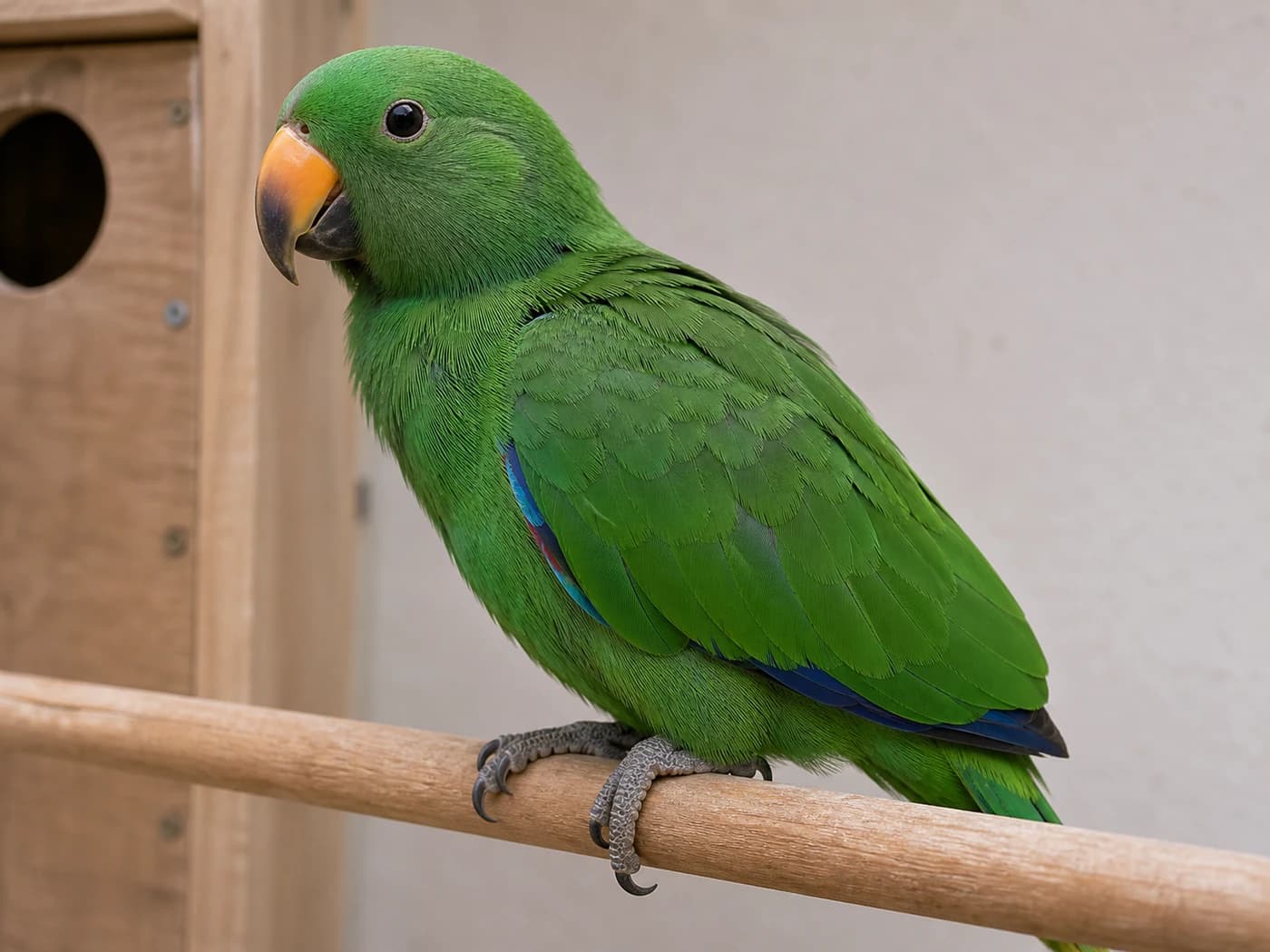 Eclectus Young chick growth-stage reference image