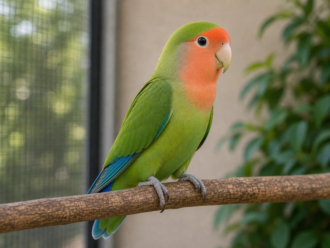 Peach-faced Lovebird Lovebird realistic reference image