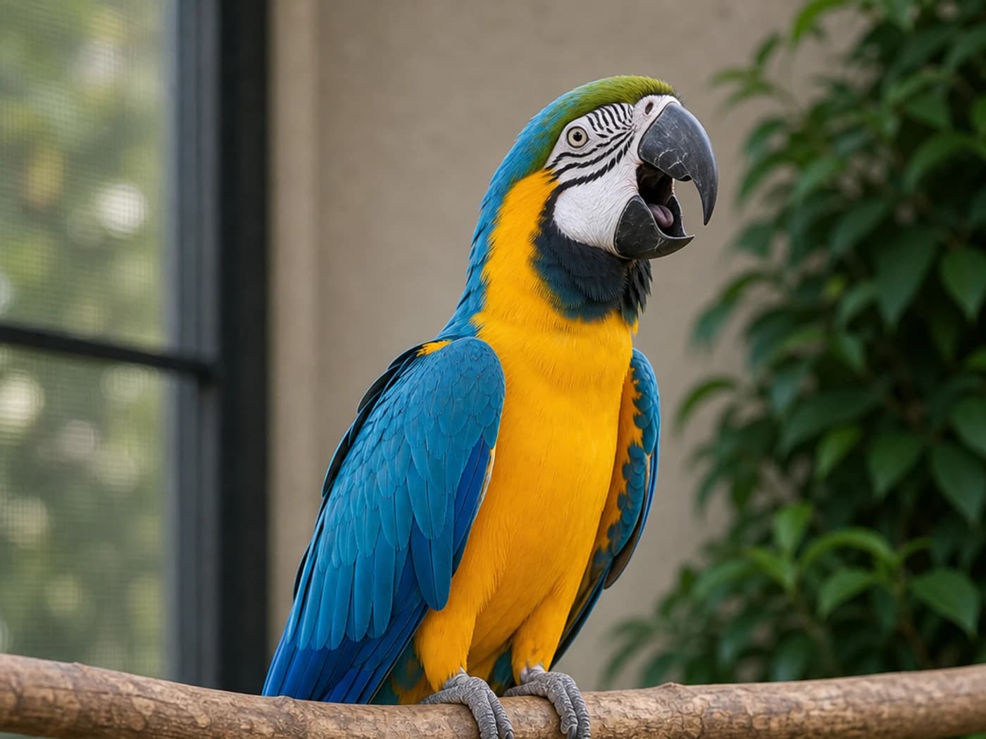 Macaw Loud contact calls behavior reference image