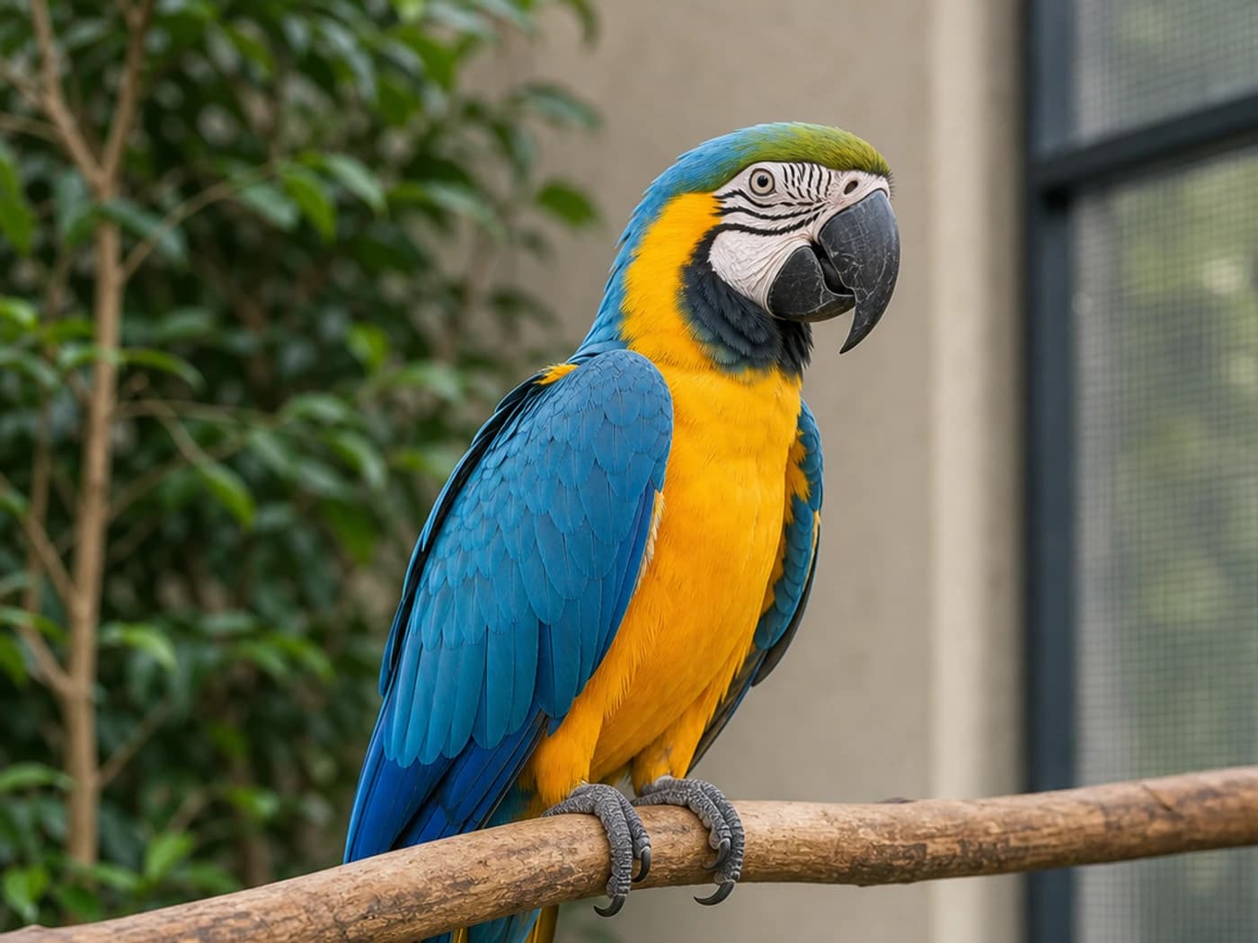 Blue-and-Gold Macaw Macaw realistic reference image