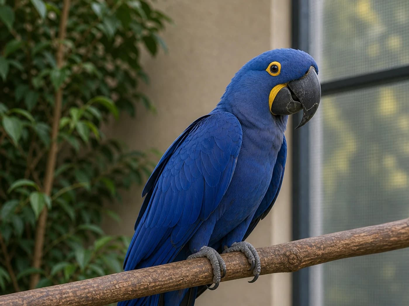 Hyacinth Macaw Macaw realistic reference image