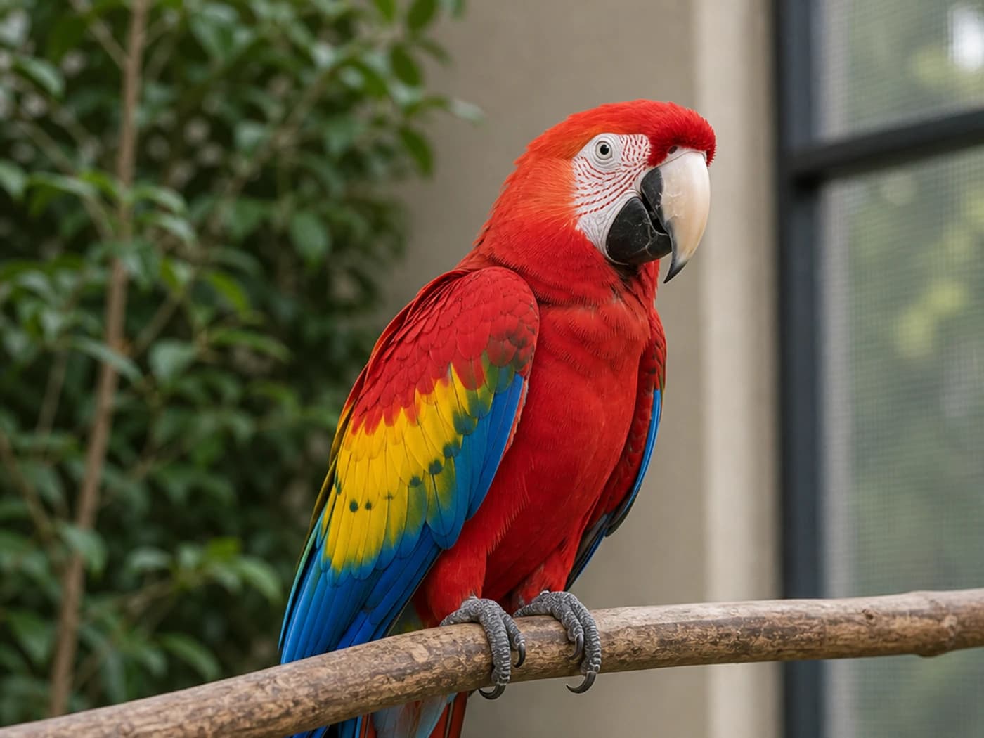 Scarlet Macaw Macaw realistic reference image