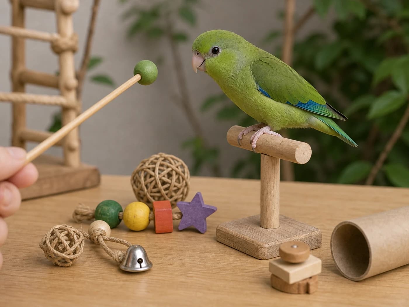 Pacific Parrotlet Tiny does not mean low need behavior reference image
