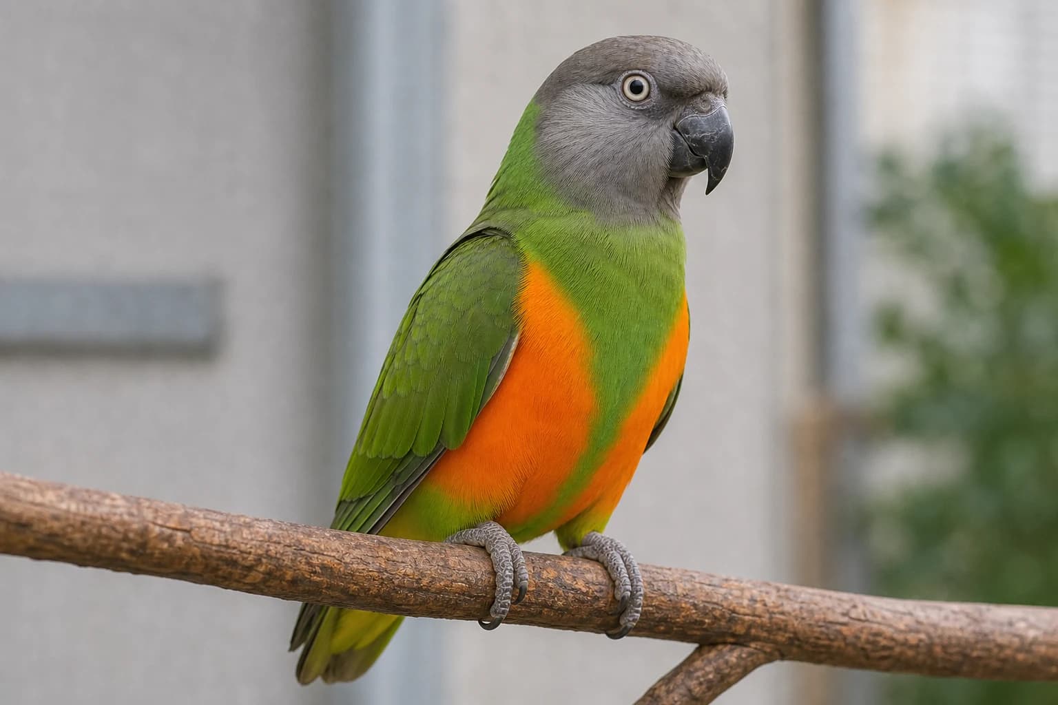 Orange-bellied Senegal Senegal Parrot realistic reference image
