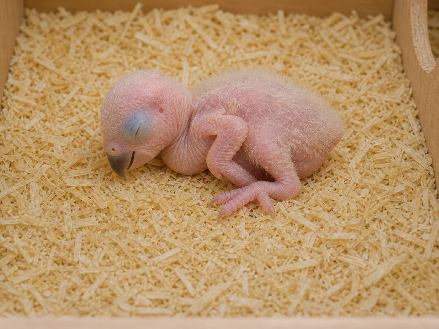 Senegal Parrot Hatchling growth-stage reference image