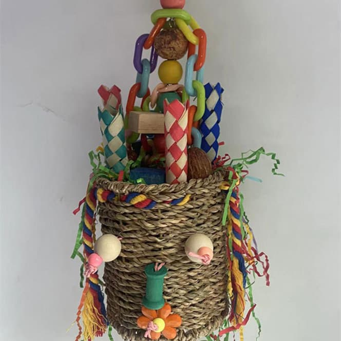 Large Parrot Halloween Chew and Foraging Toy